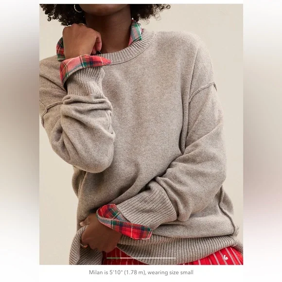 Women's Aerie Softest Luxe Crew Sweater - Picture 6 of 7